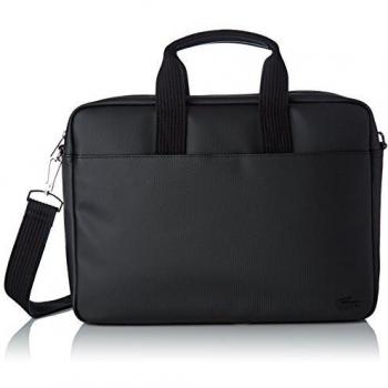 Lacoste NH2451, Maletin para Hombre, Negro