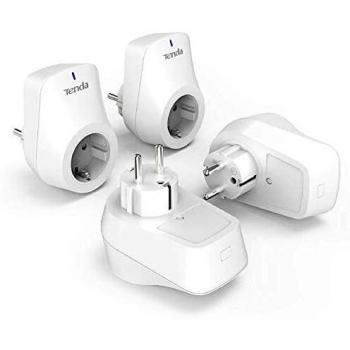 Tenda SP3 Enchufe WiFi Inteligente, Smart Plug Para Controlar sus Dispositivos desde Cualquier Lugar, Funciona con Amazon Alexa y Google Home Pack 4