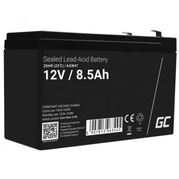 Batería recargable Green Cell AGM47 de 8500 mAh y 12V para maquetas por radio control (RC)