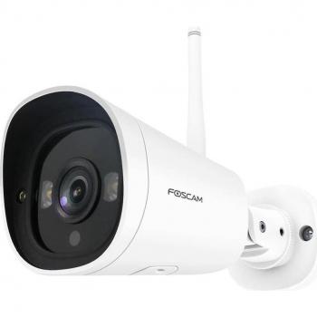 Cámara de vigilancia IP WiFi Foscam G4C Super HD 2560x1440, 4MP, exterior con detección inteligente y focos