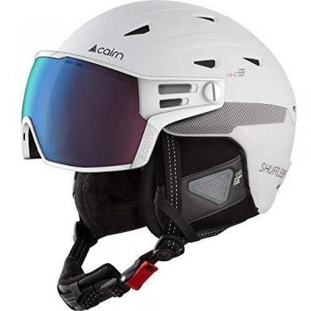 Casco de Esquí Cairn Shuffle S-Visor Evolight NXT Blanco con Visera
