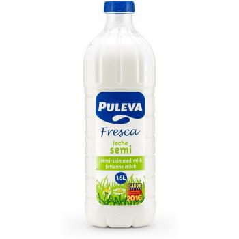 Puleva Leche Fresca Semidesnatada. Botella 1500ml