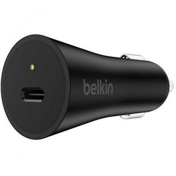 Belkin Boost Charge - Cargador para coche USB-C de 27 W, admite carga Rápida de Apple para iPhone 11, 11 Pro/Pro Max, XS, XS Max, XR, X, 8, 8 Plus, USB-PD Power Delivery
