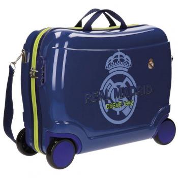 Real Madrid Classic Equipaje Infantil, 50 cm, 34 Litros, Azul
