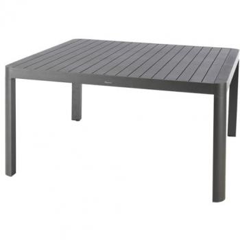 Mesa de jardín extensible cuadrada Paradize gris - 10 plazas - Hespéride