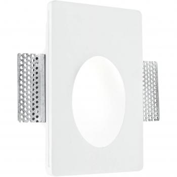 Aplique Empotrable Ariel Blanco 1 Ampoule GU10 18x12 cm
