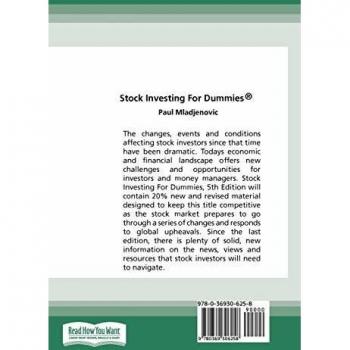 Large Print Stock Investing Guide for Beginners, 5th Edition
