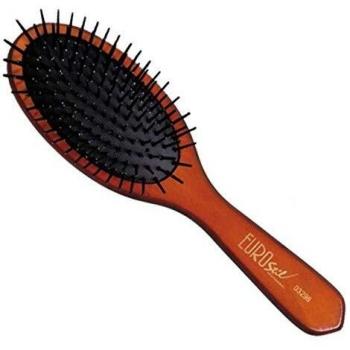 EUROSTIL Cepillo Pua Plastico Oval, Negro, Vanilla