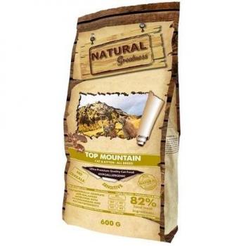 Natural Greatness Pienso seco para Gatos Receta Top Mountain - Ultra Premium - Cat & Kiiten - Todas Las Razas - 600 g