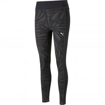 Mallas largas de mujer Puma Train Favorites AOP negras, talla M