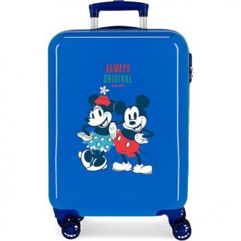 Disney Mickey Always Original Maleta de Cabina Rígida Azul 38x34L