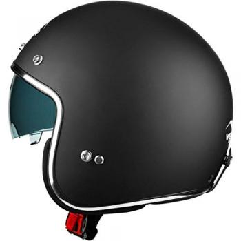 Casco Jet Simpson Chopper Negro Mate Talla M