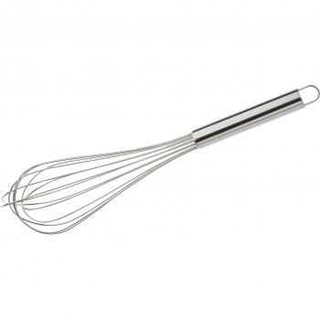 Batidor de Tubo IRIS 2166, Acero Inoxidable 18/10, Plata, Dimensiones 25.8 x 2 x 9.6 cm
