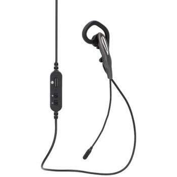 Auriculares Nedis In-Ear Mono con Micrófono Plegable - USB Tipo-A / Tipo-C - Negro/Grey