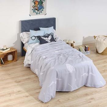 Funda Nórdica Harry Potter Potter Universe Multicolor 155 x 220 cm Cama de 90, 175 Hilos, con Botones, 100% algodón, Ligera y Confortable, licencia oficial