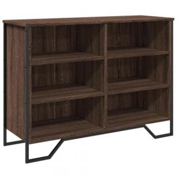 Aparador de madera de ingeniería roble marrón 101x35,5x74,5 cm