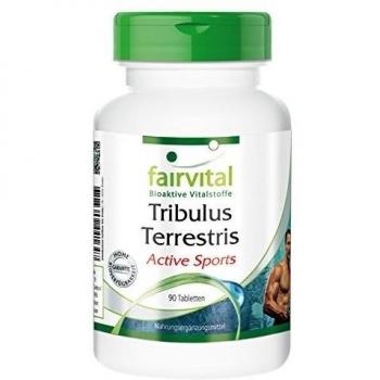 Tribulus Terrestris - VEGANO - Dosis elevada - 90 Comprimidos - estandarizado a 90% de saponinas y 22% protodioscin - Calidad Alemana