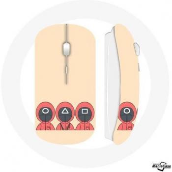 Ratón Inalámbrico Arte de Squid Game