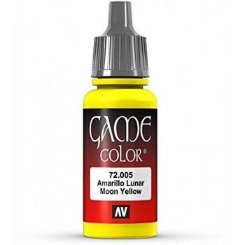 Vallejo VJ72005 Game Color 17 ml Acrylic Paint - Bald Moon Yellow