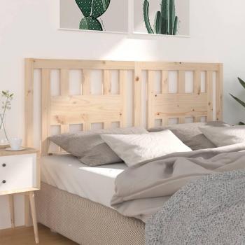 Cabecero de Cama de Madera Maciza de Pino 166x4x100 cm