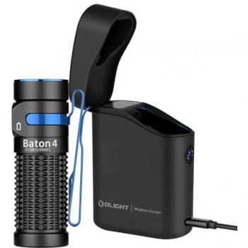 Linterna LED Olight Baton 4 Premium - 1300 lm, 35 h de autonomía, recargable, 194 g