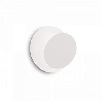 Aplique de pared Tick 1 luz LED integrado interior metal blanco 3000K
