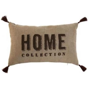 Cojín Home ESPRIT Natural Borlas Boho 50 x 5 x 30 cm
