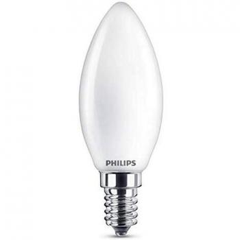 Philips Bombilla LED Vela E14, 2.2 W, luz blanca