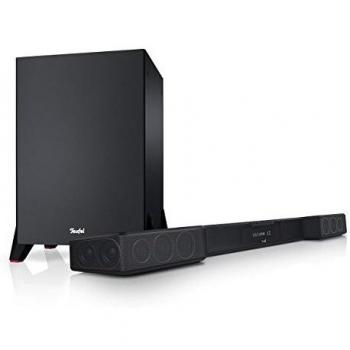 Barra de sonido Teufel CINEBAR DUETT Power Edition 2.1 con Subwoofer, Dolby Audio, Bluetooth y HDMI 3D ARC CEC - Negro