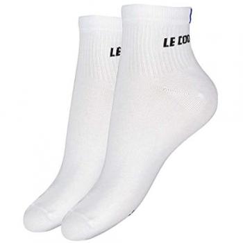 Calcetines cortos Le Coq Sportif Ess X2 N°1 unisex talla 35-38 blanco y negro