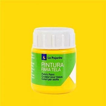 Pintura para Tela T-10 Verde Primavera 25ML La Pajarita, Pintura de aplicación Directa sobre Tela
