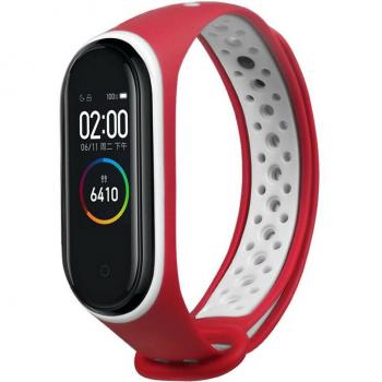 Correa de Silicona Transpirable para Xiaomi Mi Band 3 y 4, Pulsera Deportiva Flexible con Agujeros, Repuesto Suave y Colorido