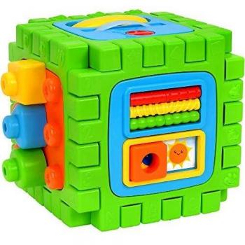 Vitamina G - Try Me, Cubo Musical para Multi Actividades con Pilas Luces y Sonidos