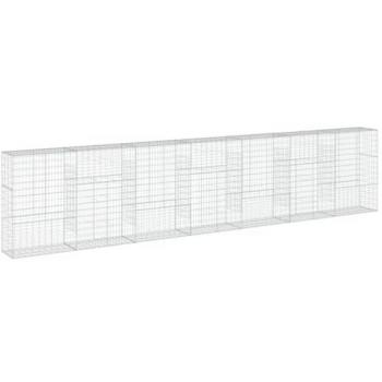 Vidaxl Gabion Basket With Cover 700x50x150 Cm Galvanised Iron