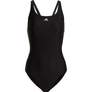 Bañador de natación adidas 3 bandas resistente al cloro para mujer