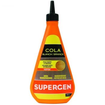 TESA 62605-00000-02 - Cola Blanca Rápida Supergen de secado transparente - Botella 500g