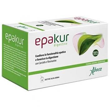 Epakur Té De Hierbas Digestivo Aboca 20 Filtros - Infusión digestiva a base de hierbas, presentación en filtros, 20 unidades por caja