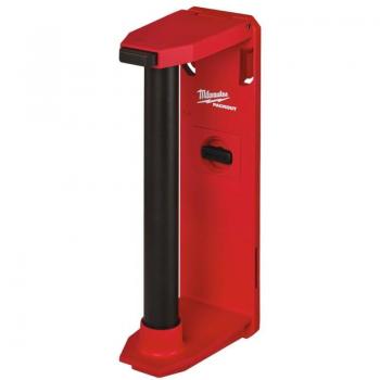 Soporte para toallas de papel Milwaukee PACKOUT - 1 unidad, almacenamiento negro, dimensiones 165mm x 102mm x 89mm