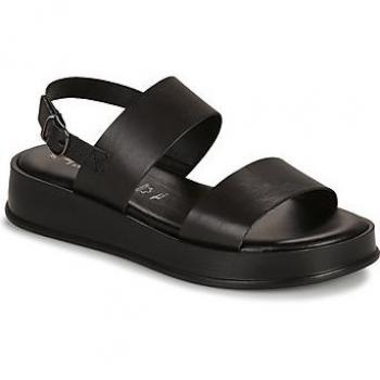 Sandalias de cuña negras para mujer Tamaris 28238-001
