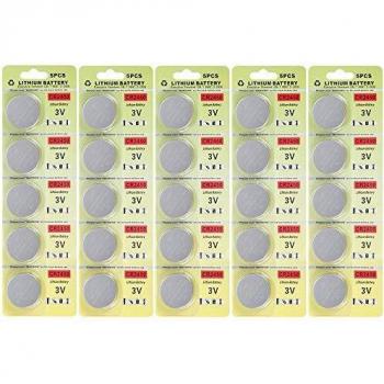 Fortuna 25 Pack CR2450 Batería de 3V El litio CR 2450