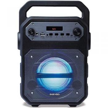 Daewoo Altavoz Karaoke Bluetooth DSK-345 | Karaoke Portatil | Bluetooth Karaoke | Radio FM | Micro con Cable | Potencia de 15W