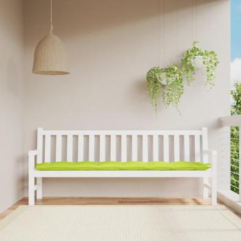 Cojín de banco de jardín tela Oxford 200x50x7 cm color antracita, gris, crema y más - Cojín decorativo de asiento para muebles de salón