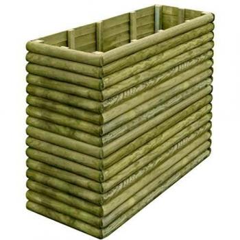 vidaXL Jardinera de Madera de Pino Impregnado Macetero Plantador Sembradora