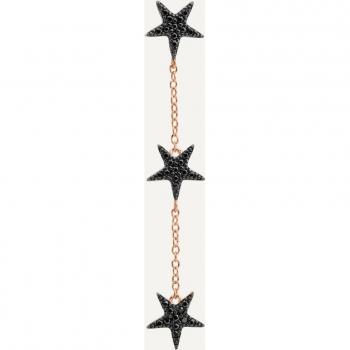 Piercing Estrella de Medianoche con Baño de Oro Rosa y Cierre de Plata - Ear Candy