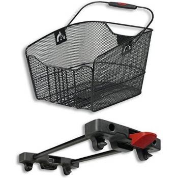 KlickFix Cesta de Manillar City MAX para Racktime Negro 2015 Cesta Trasera