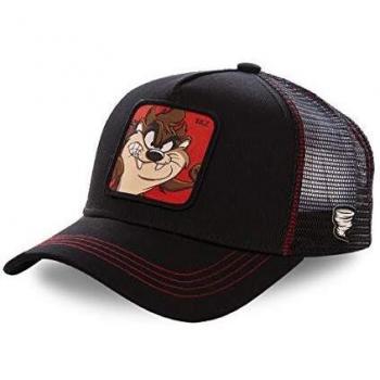 Gorra Capslab Looney Tunes Taz Negro Adulto