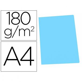 Subcarpeta cartulina Gio Din A4 celeste pastel 180 g m2