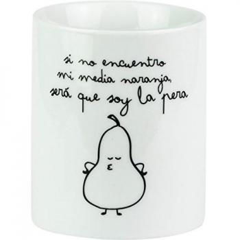 Mr.Wonderful WOA00926 - Taza Si no encuentro mi media naranja, será que soy la pera