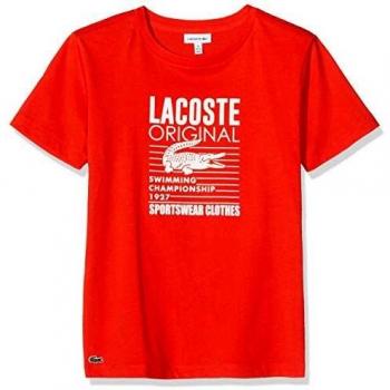 Lacoste Tj4870 Camiseta, Rojo