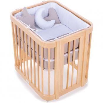 Minicuna Ovalada Crea Uno 55x70 cm en madera